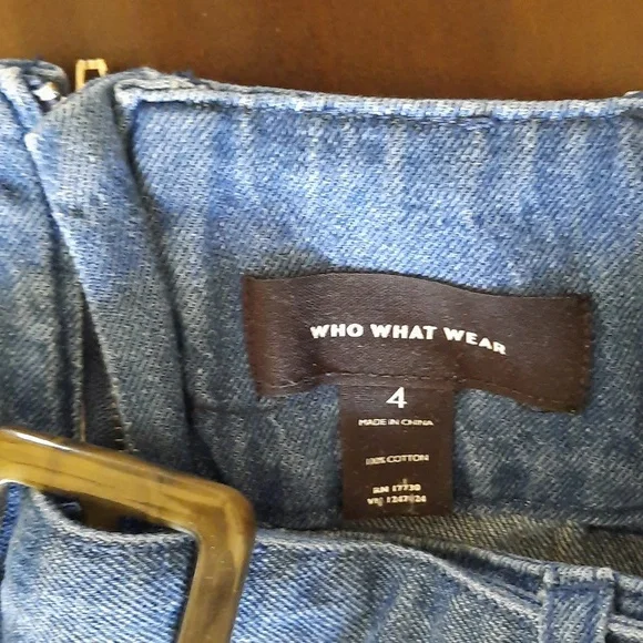 Who What Wear Jean Skirt - Picture 2 of 9